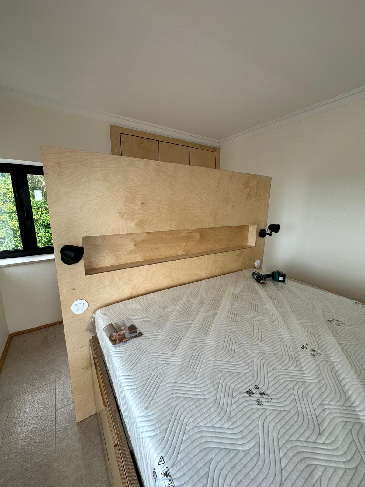 Quarto acabado depois da remodelação
